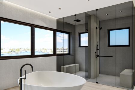 Naples Contemporary Bathroom Spa 